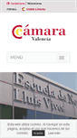 Mobile Screenshot of camaravalencia.com