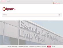 Tablet Screenshot of camaravalencia.com